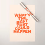 What's The Best That Could Happen Wrapping Paper Gallery Image 1