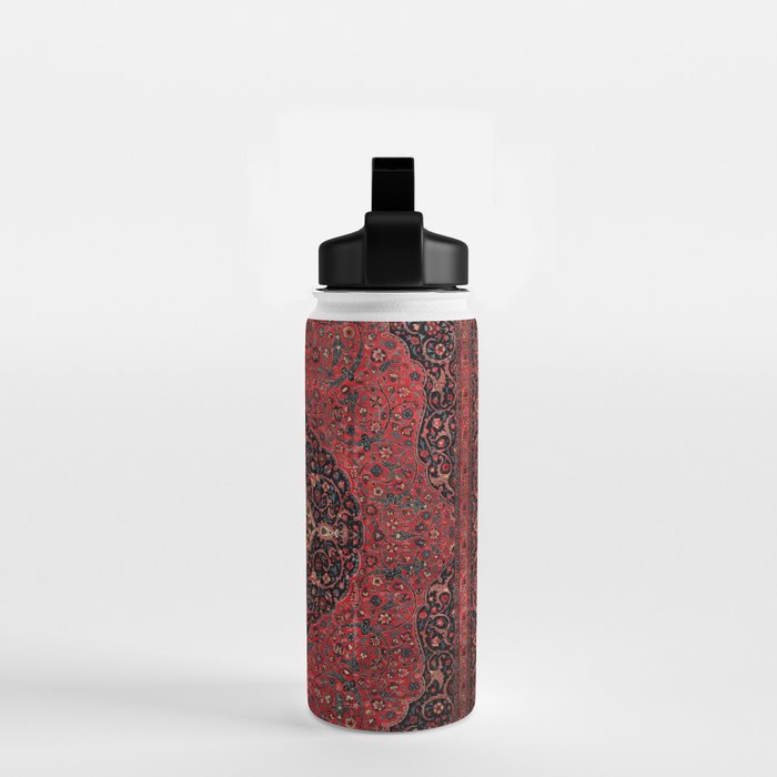 Antique Persian Rust Red Tabriz Rug Water Bottle Gallery Image 2