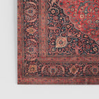 Antique Persian Rust Red Tabriz Rug Poster Gallery Image 3