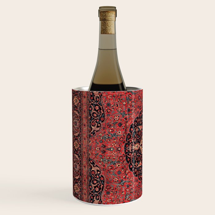 Antique Persian Rust Red Tabriz Rug Wine Chiller Gallery Image 2