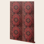 Antique Persian Rust Red Tabriz Rug Wallpaper Gallery Image 2