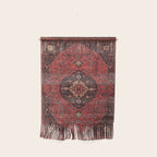 Antique Persian Rust Red Tabriz Rug Wall Hanging Gallery Image 1