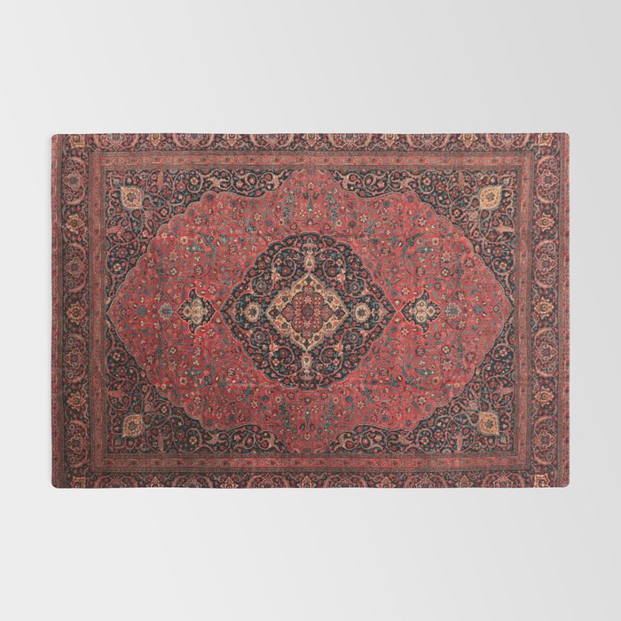 Antique Persian Rust Red Tabriz Rug Rug Gallery Image 2
