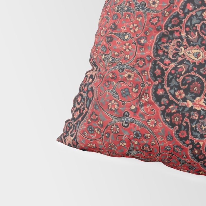 Antique Persian Rust Red Tabriz Rug Pillow Sham Gallery Image 4