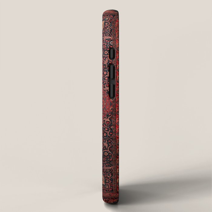 Antique Persian Rust Red Tabriz Rug iPhone Case Gallery Image 2