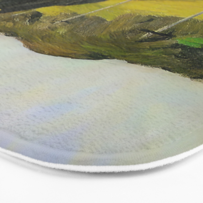 Road in Maine Painting by Edward Hopper Bath Mat Gallery Image 3