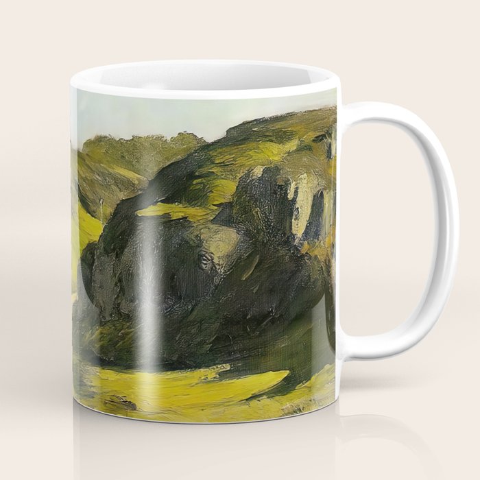 Road in Maine Painting by Edward Hopper Coffee Mug Gallery Image 1