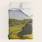Road in Maine Painting by Edward Hopper Duvet Cover Gallery Image 6