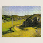 Road in Maine Painting by Edward Hopper Jigsaw Puzzle Gallery Image 1