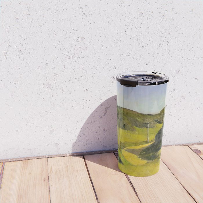 Road in Maine Painting by Edward Hopper Travel Mug Gallery Image 4