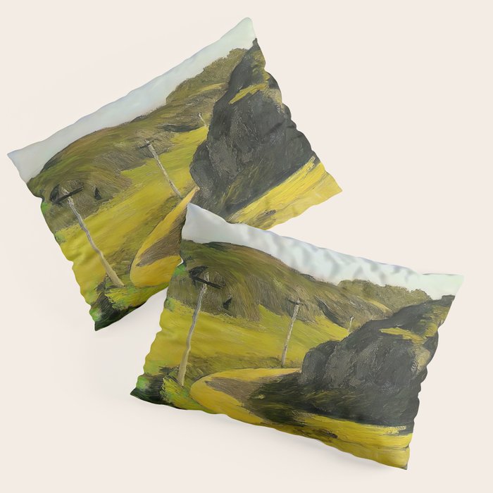 Road in Maine Painting by Edward Hopper Pillow Sham Gallery Image 3
