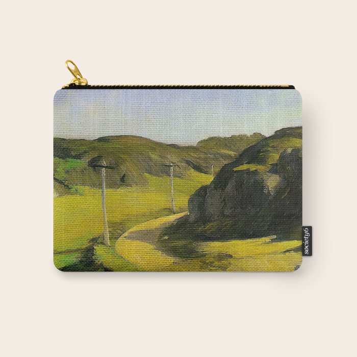 Road in Maine Painting by Edward Hopper Carry All Pouch Gallery Image 1