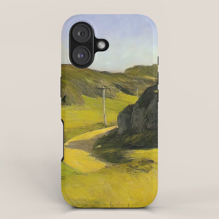 Road in Maine Painting by Edward Hopper iPhone Case Gallery Image 1