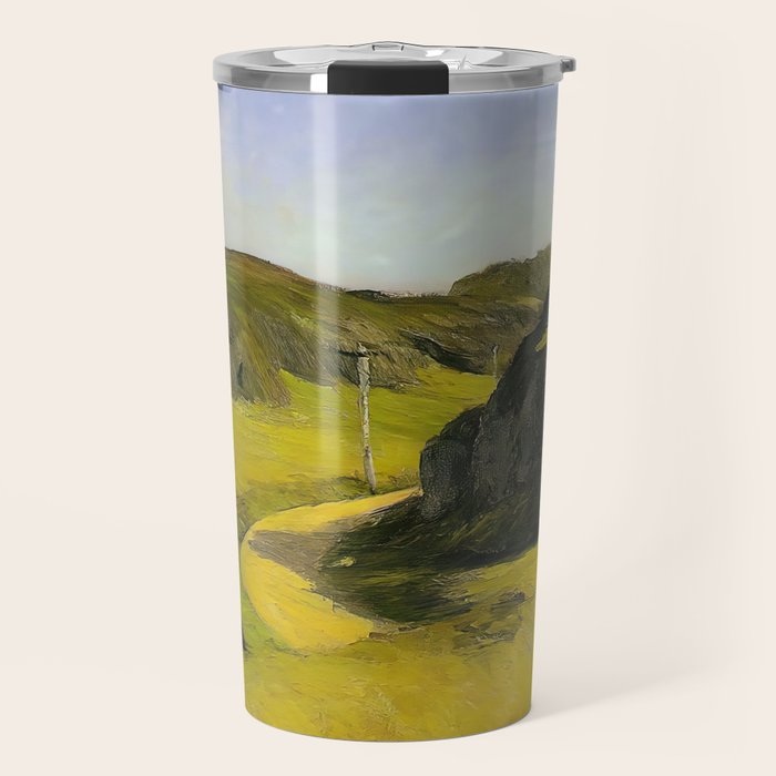 Road in Maine Painting by Edward Hopper Travel Mug Gallery Image 1