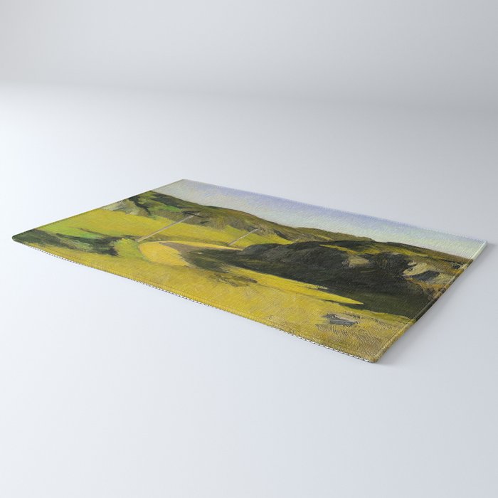 Road in Maine Painting by Edward Hopper Rug Gallery Image 3