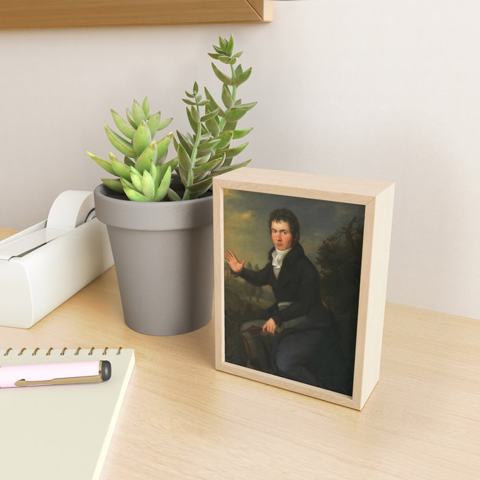 Beethoven by Josef Willibrord Mähler circa 1804-1805 Mini Art Print Gallery Image 2