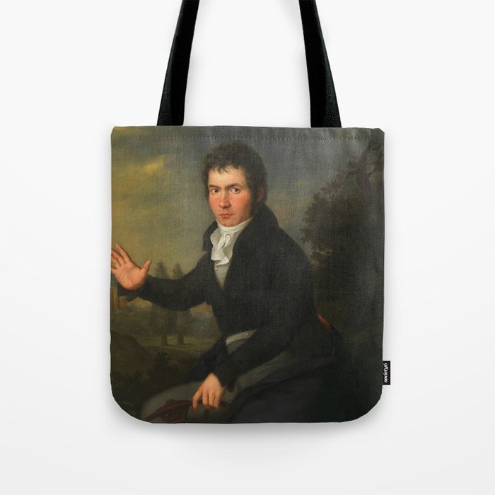 Beethoven by Josef Willibrord Mähler circa 1804-1805 Tote Bag Gallery Image 1
