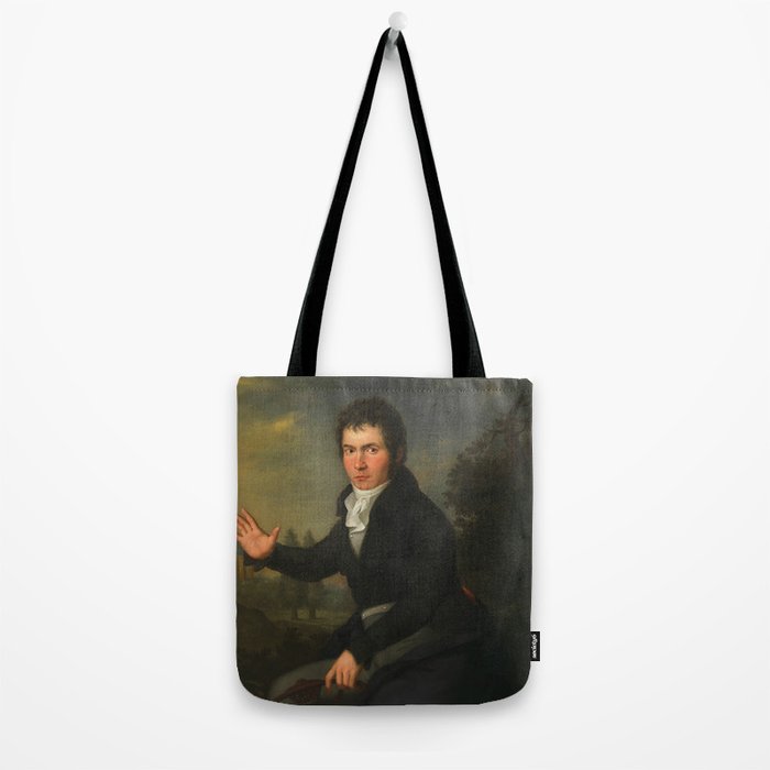 Beethoven by Josef Willibrord Mähler circa 1804-1805 Tote Bag Gallery Image 2