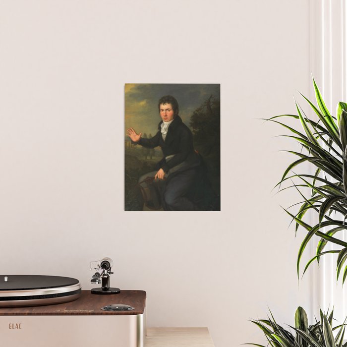 Beethoven by Josef Willibrord Mähler circa 1804-1805 Poster Gallery Image 2