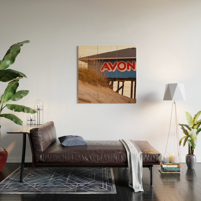 Avon Pier Wood Wall Art Gallery Image 2