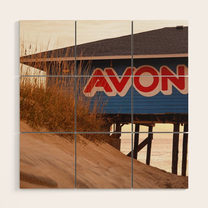 Avon Pier Wood Wall Art Gallery Image 1