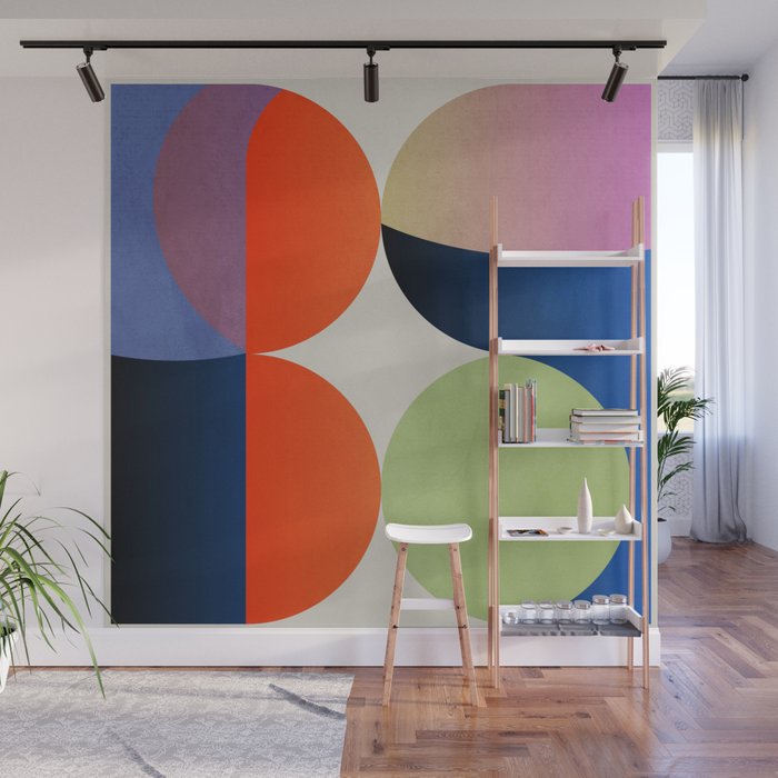 Abstract Shapes 32 Wall Mural Gallery Image 1