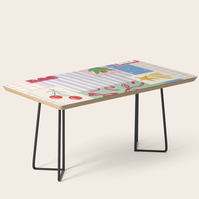 Retro christmas patch Coffee Table Gallery Image 1