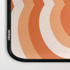 Retro 70s Butterfly in Sunset Orange Laptop Sleeve Gallery Image 3
