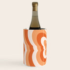 Retro 70s Butterfly in Sunset Orange Wine Chiller Gallery Image 2
