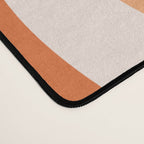 Retro 70s Butterfly in Sunset Orange Desk Mat Gallery Image 4
