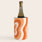 Retro 70s Butterfly in Sunset Orange Wine Chiller Gallery Image 3
