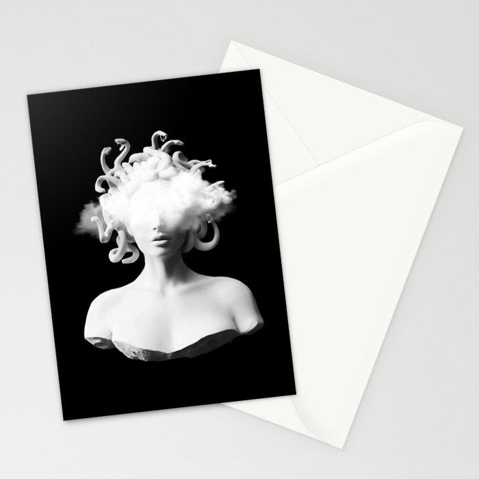 Medusa and the cloud Stationery Card Gallery Image 2