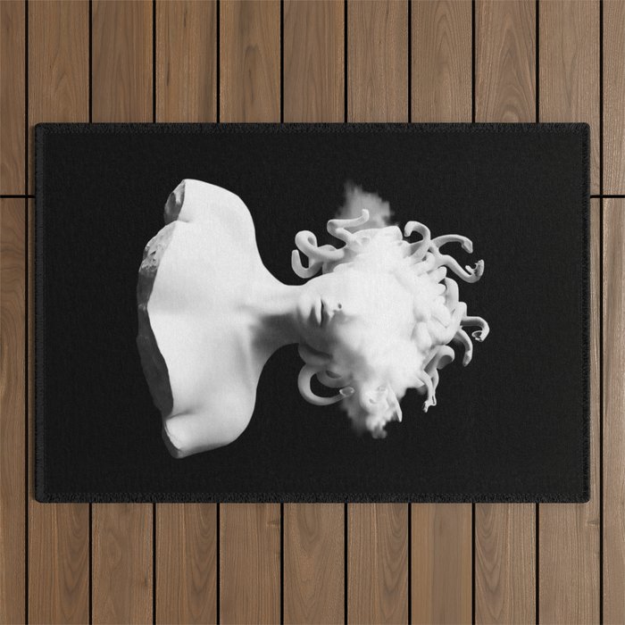 Medusa and the cloud Outdoor Rug Gallery Image 1