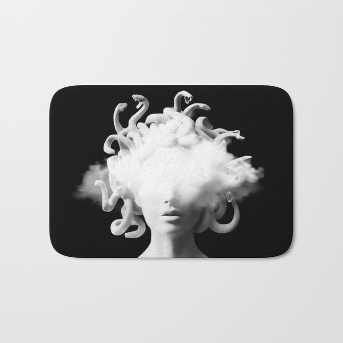 Medusa and the cloud Bath Mat Gallery Image 1