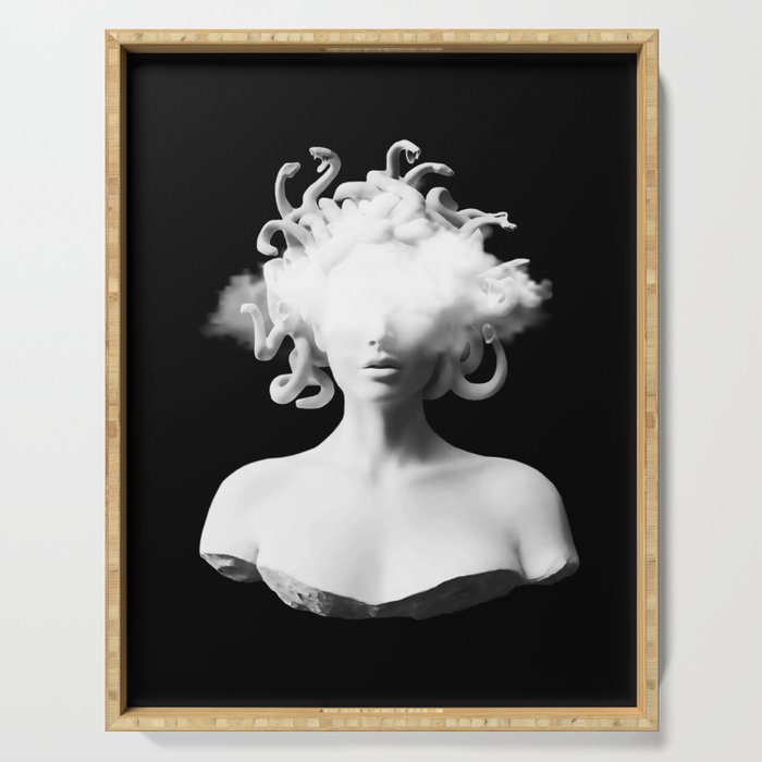 Medusa and the cloud Serving Tray Gallery Image 1