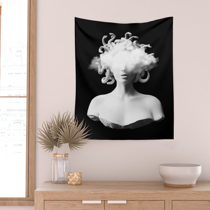 Medusa and the cloud Wall Tapestry Gallery Image 2