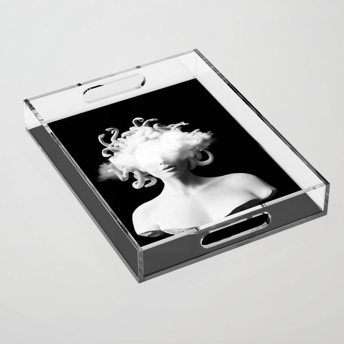 Medusa and the cloud Acrylic Tray Gallery Image 1