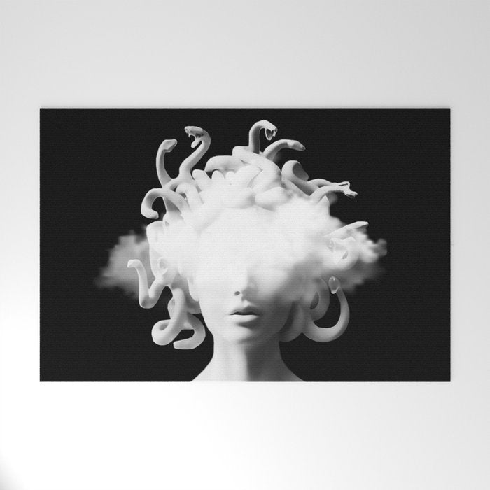 Medusa and the cloud Welcome Mat Gallery Image 1