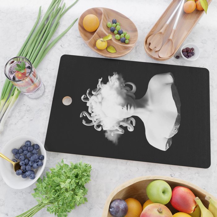 Medusa and the cloud Cutting Board Gallery Image 2