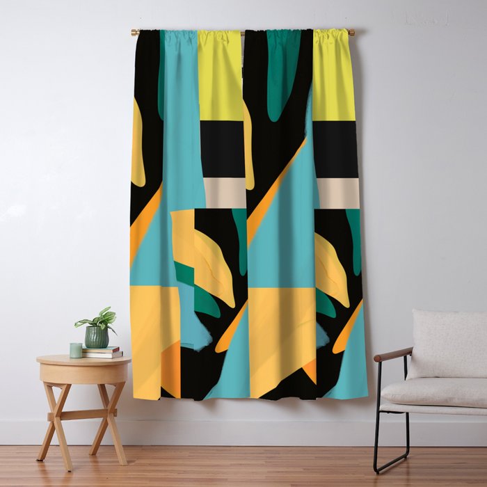 Modern Abstraction 2 Window Curtain Gallery Image 5