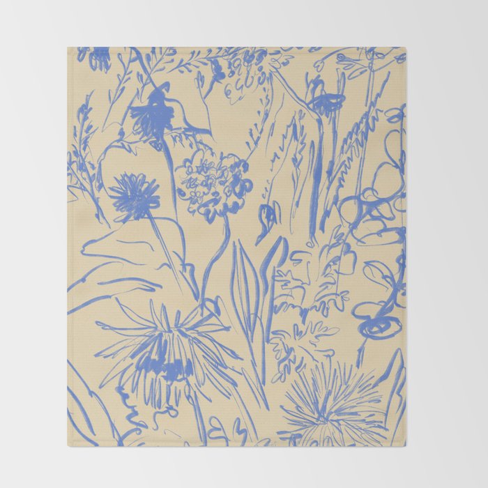 WILD BOUQUET Throw Blanket Gallery Image 2
