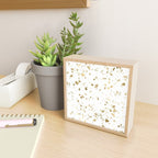 Metallic Gold Terrazzo Sparkle Mini Art Print Gallery Image 2