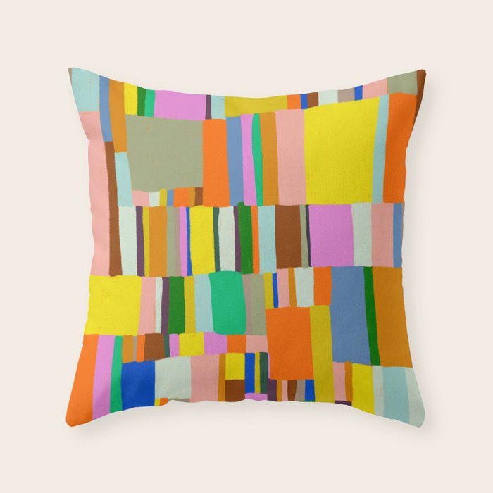 Colour play Throw Pillow Gallery Image 6