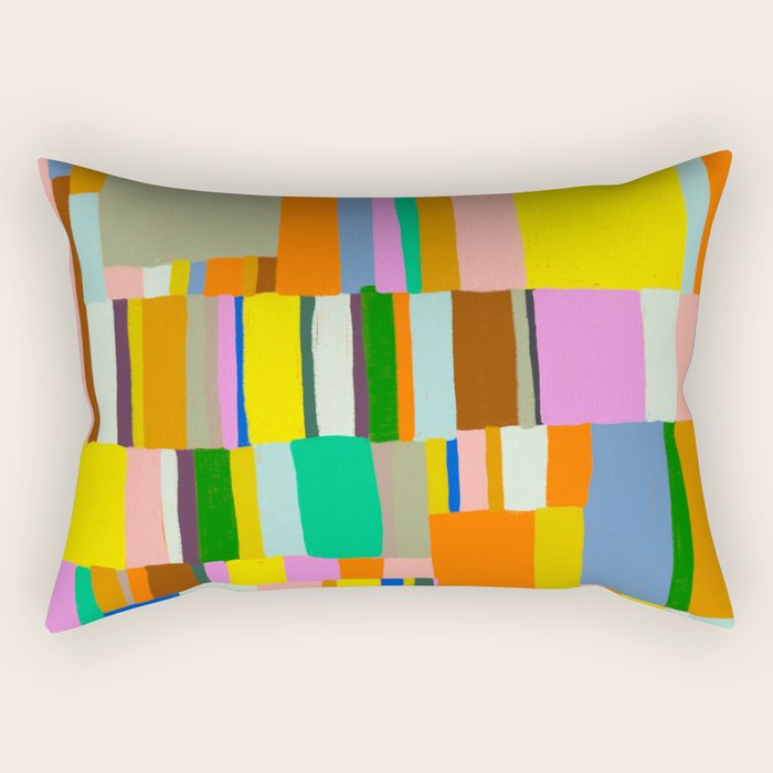 Colour play Rectangular Pillow Gallery Image 1
