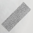 Dalmatian Spots (black/white) Yoga Mat Gallery Image 1