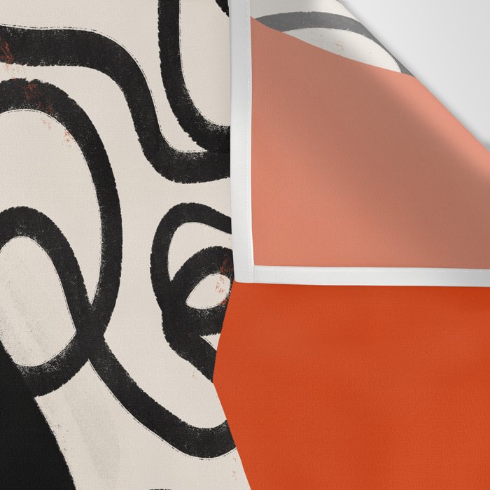 Silhouette of Style of Modern Essence Wall Tapestry Gallery Image 3