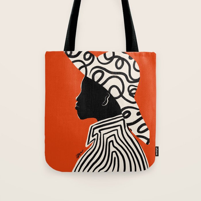 Silhouette of Style of Modern Essence Tote Bag Gallery Image 1