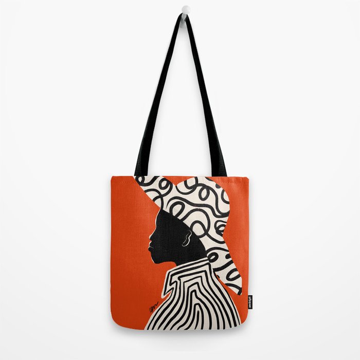 Silhouette of Style of Modern Essence Tote Bag Gallery Image 2