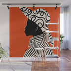 Silhouette of Style of Modern Essence Wall Mural Gallery Image 1