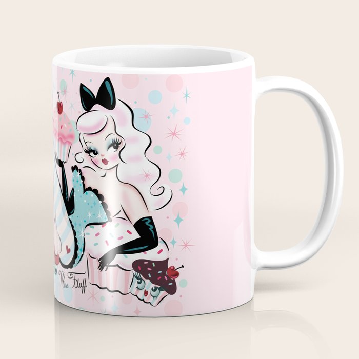 Vanilla Cupcake Pinup Doll  Coffee Mug Gallery Image 1